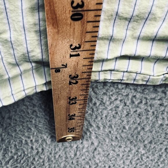 Columbia PFG Men Shirt 2XL Light Yellow Striped Super Bonehead Vented Fishing - Picture 10 of 11